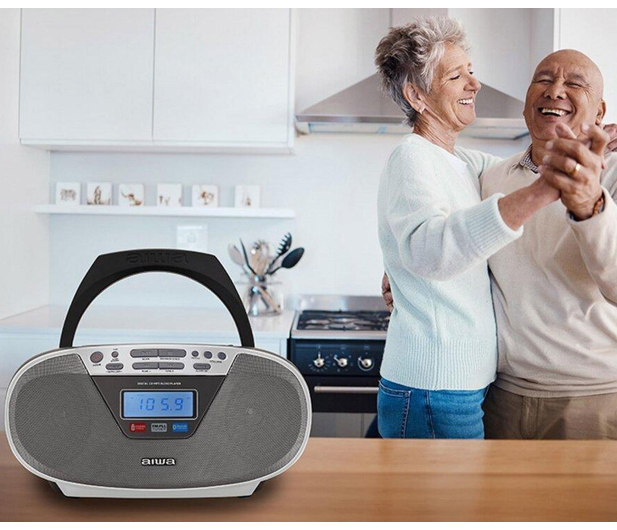 AIWA AIWA boombox BBTU-400BK CD/FM RDS/USB/BT czarny - 1515107 - zdjęcie 6